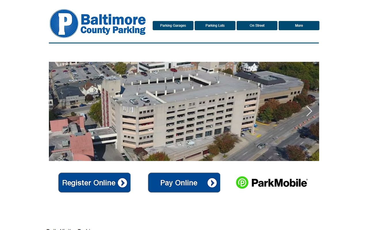Baltimore County Court records courthouse parking information